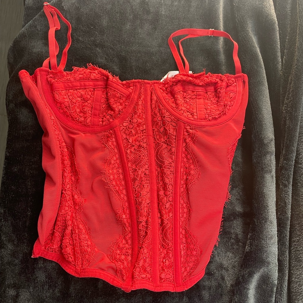 Red Lace Corset